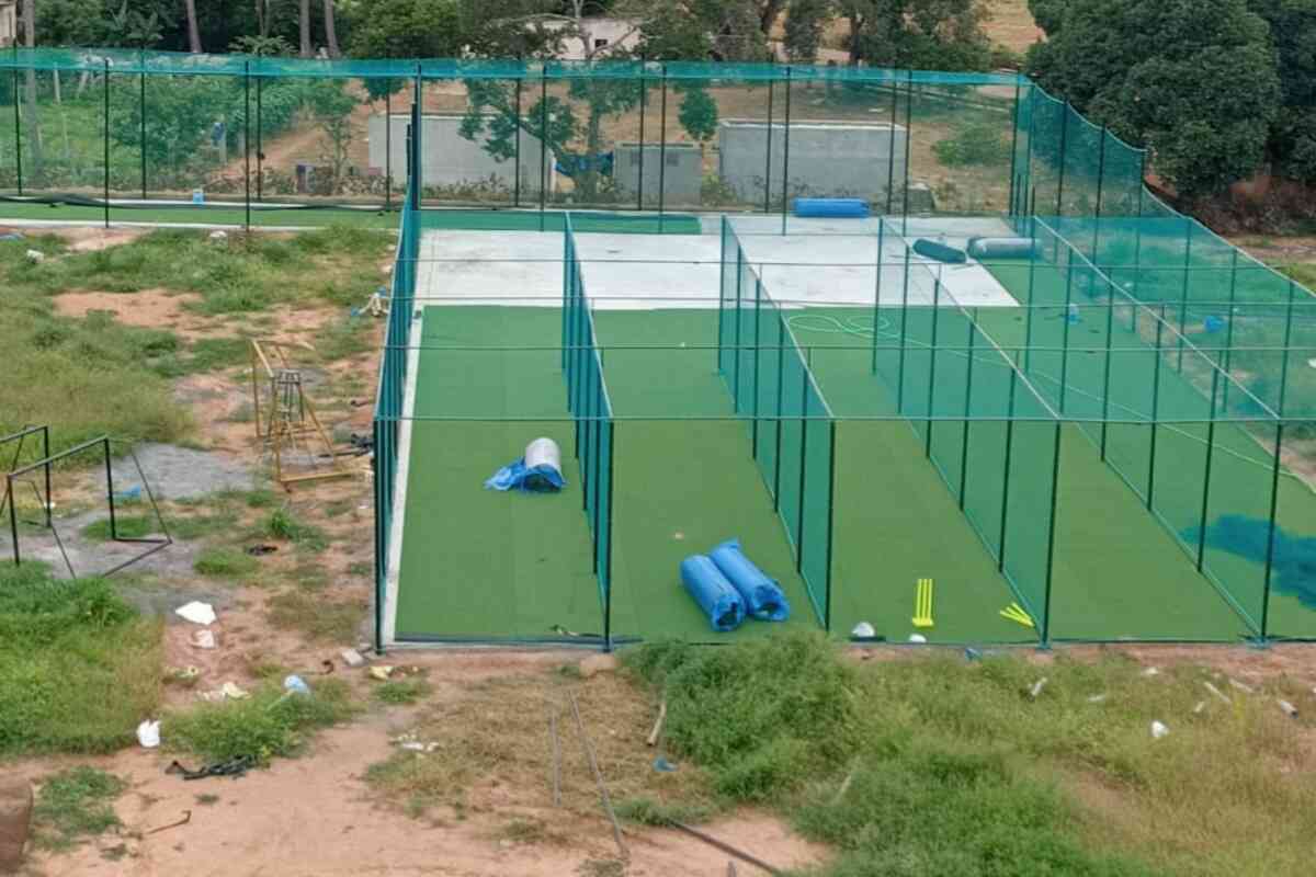 Cricket Nets Installation